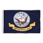 Valley Forge Nylon United States Navy Flag, measures 3-Foot x 5-Foot