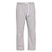 Gray with Pockets Unisex Lightweight Fleece warmup tie cord cotton pants for lounging, sleep, sports. Unisex relaxed fit,