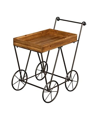 Metal Loft Carrello Da Servizio Marrone