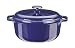 5-Quart Blue Porcelain Enameled Cast Iron Round Dutch Oven