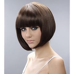 Cosplayland C479 - kurzhaar braun schwarz BOB super nat�rlich wie Echthaar Per�cke