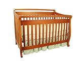 41cYZDuJ0PL. SL160  Amy 4 in 1 Convertible Crib   Pecan