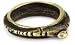 Carol Marie "Moroccan Bazaar" Mini Pinky Brass Ring, Size 3