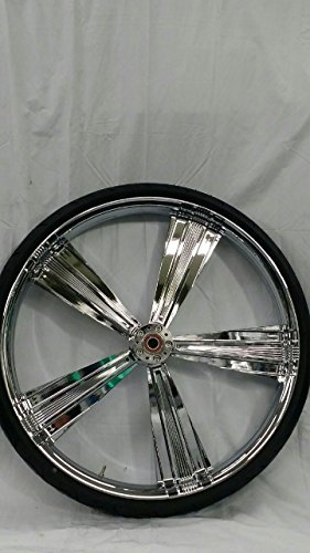 HARLEY DAVIDSON 30x4 CHROME PERFORMANCE MACHINE SHOCK WHEEL AND 30