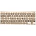 MOSISO Silicone Keyboard Cover Compatible with MacBook Pro 13/15 Inch (with/Without Retina Display, 2015 or Older Version),Older MacBook Air 13 Inch (A1466 / A1369, Release 2010-2017), Gold