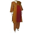 Salwar Kurti Cotton Embroidered Dress Size X-L (slk353b)
