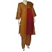Salwar Kurti Cotton Embroidered Dress Size X-L (slk353b)