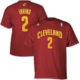 NBA adidas Kyrie Irving Cleveland Cavaliers #2 Player T-Shirt - Wine