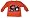Wes & Willy Long Sleeve Ball Universe Tee, Rust Orange size 2T