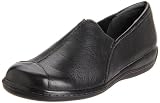 Softwalk Women's Sandee Slip-On Loafer,Black Leather,9.5 M US