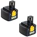 Search : Panasonic 12-Volt 3.5Ah  Ni-MH 2-Pack Battery-Value Pack