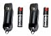 2 Police Magnum OC17 Keychain Mace Red Pepper Spray w/ UV Dye - 1/2oz Soft Cases