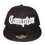 AF Snaps Compton City Snapback Hat Cap - All Black