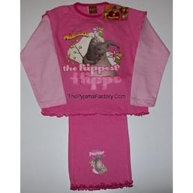 Official Madagascar 2 Girls Pyjamas 5-6 Years