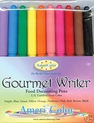 Americolor Food Marker Writers- 10 Color Pack