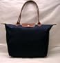Longchamp Pliages Navy Large Duffle Tote Bag Purse