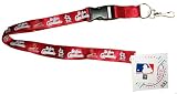 MLB St Louis Cardinals Lanyard Key Chain