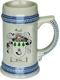 Patch Family Crest Stein / Coat of Arms beer mug