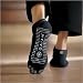 No Slip Yoga Socks Medium/Large by Gaiam - 1 Pair