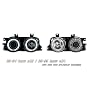 88-94 BMW E32 7 Series/ 89-95 5 SERIES BMW E34 CCFL Projector Headlight Chrome Dual Halo