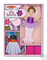 MELISSA & DOUG DELUXE NINA BALLERINA MAGNETIC DRESS-UP