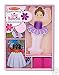 Melissa & Doug Deluxe 27-Piece Nina Ballerina Magnetic Dress-Up