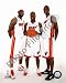 Dwyane Wade, LeBron James, & Chris Bosh 2010 Posed - Miami Heat 8x10 Photo