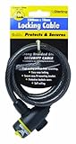 Sterling 101K 10 x 1500mm Locking Cable with Self Coiling/ Bracket