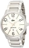 Lacoste Men's 2010494 Barcelona Stainless Steel Bracelet White Dial Watch