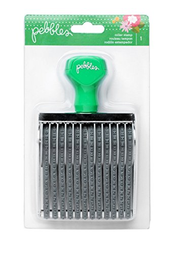 Pebbles From Me to You Roller Stamp, Upper Case Letters/Numbers and Symbols