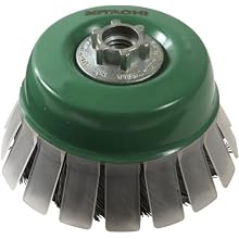 Hitachi 729205 4-Inch Twist Knot Carbon Steel Wire Cup Brush, Multi-Arbor