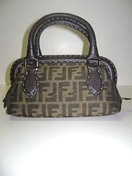 Fendi Handbags Small Zucca Boston 8BN122 - JQ9