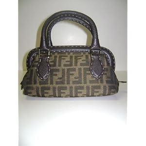 Fendi Handbags Small Zucca Boston 8BN122 - JQ9