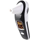 HealthSmart DigiScan Instant Read Infrared Talking Forehead and Ear Thermometer for Babies, Children and Adults, Black