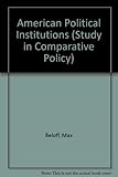 American political institutions in the 1970s
