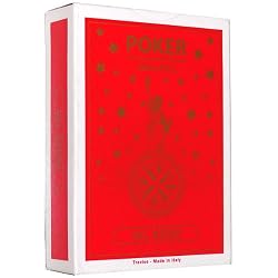 Dal Negro Freedom X Poker Size Dual Index Playing Cards (Red)
