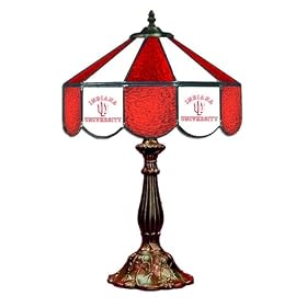 Stained Glass Table Lamp 14 Indiana University Hoosiers