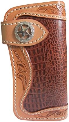 "Best Seller" WITH SNAP CLOSES BIKER / TRUCKER CLUTCH WALLET