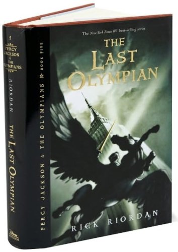 Cover of The Last Olympian (Percy Jackson & the Olympians #05) (Rick Riordan) - Hardcover