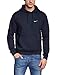 Nike New Men's Club Hoodie-Swoosh Dark Obsidian/White Medium