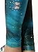 DQdq Women's Digital Printing Leggings Stretchy Tights Green Galaxy