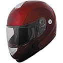 KBC FFR Modular Motorcycle Helmet Medium Dark Metallic Red