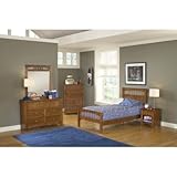 IMAGE OF Taylor Falls Bedroom Set in Medium Pine Size: Twin