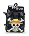 Anime One Piece Backpack Shoulder Bag Luffy Cosplay School Student/Skull Bag New Black