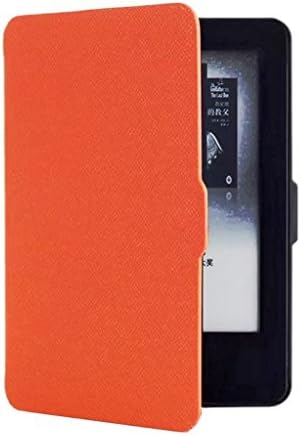 Kindle Paperwhite Case Ultra Slim Leather Smart Case Cover Build in Magnetic for All-New Kindle Paperwhite Fits (Orange)