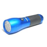 PAILIDE® 21 LED Aluminum Flashlight - Cool Red / Cool Blue #7021, Gifts - COOL BLUE