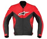 Alpinestars Indy Leather Motorcycle Jacket Medium (40) Red