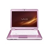 Sony VAIO VGN-CS215J/P 14.1-Inch Laptop (2.0 GHz Intel Core 2 Duo T6400 Processor, 4 GB RAM, 250 GB Hard Drive, Vista Premium) Pink