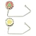 10 Crystal Christmas Tree and Yellow Star Purse Hooks