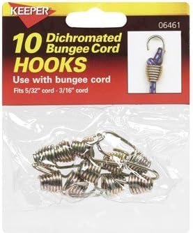 Keeper Corporation Bungee Cord Hooks Bagged 10 / Pack